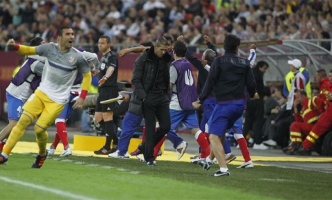 Simeone was the only member of the bench mattress did not hold the goals.  The Argentine did not trust.