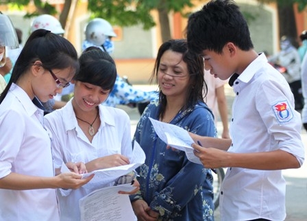 Thí sinh hoàn thành môn thi cuối