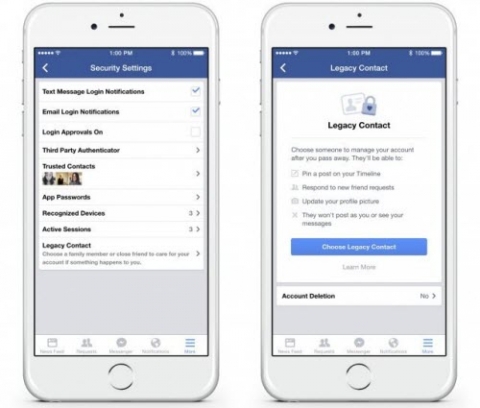 Facebook cho phép chọn người quản lý tài khoản sau khi chết - 2