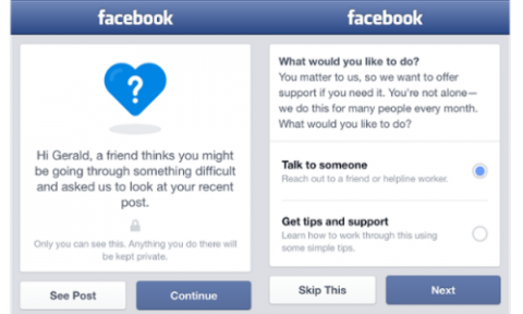 Facebook có tính năng ngăn người khác tự tử - 1
