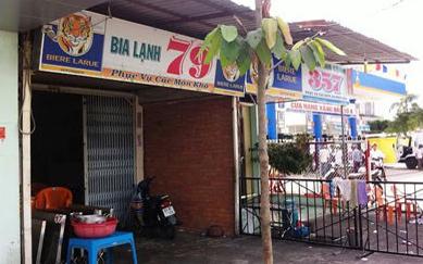 Nơi xảy ra vụ chém người tại quán nhậu trên đường Nguyễn Tất Thành, phường 8 (TP Cà Mau)