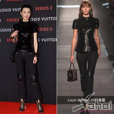 Dàn mỹ nhân Hoa ngữ xúng xính hàng hiệu tại Louis Vuitton 2015 