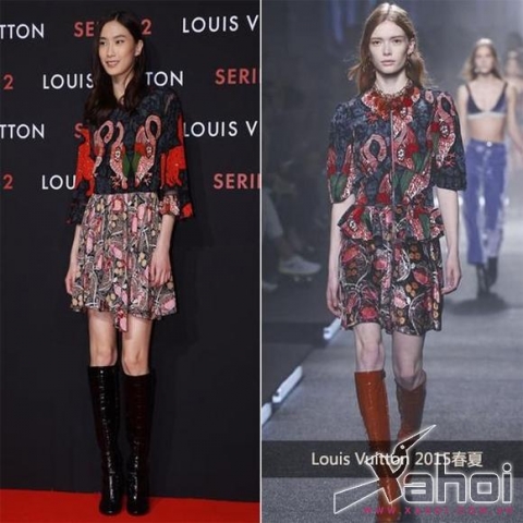 Dàn mỹ nhân Hoa ngữ xúng xính hàng hiệu tại Louis Vuitton 2015 