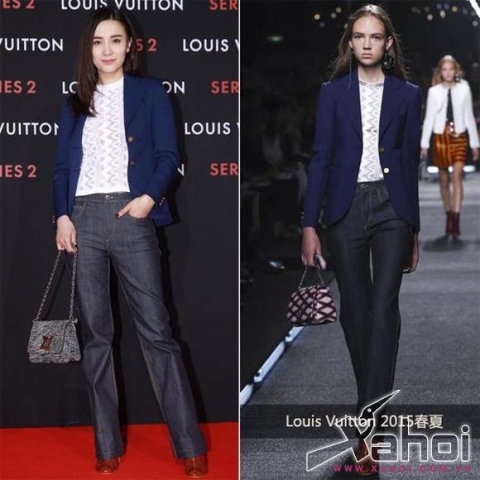 Dàn mỹ nhân Hoa ngữ xúng xính hàng hiệu tại Louis Vuitton 2015 