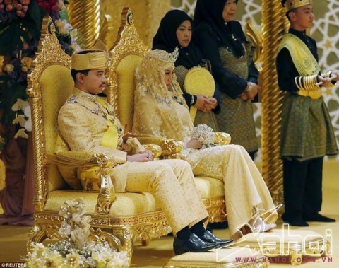 đám cưới hoàng tử brunei