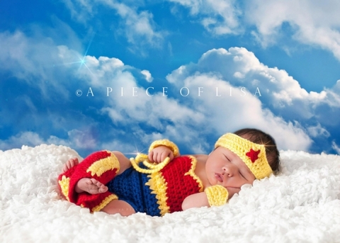 Những em bé siêu nhân ngủ cực yêu