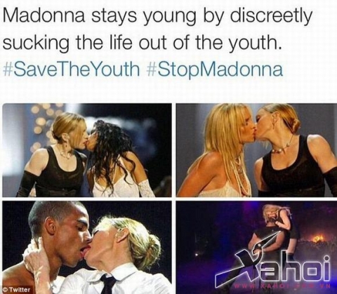 Madonna cưỡng hôn Drake