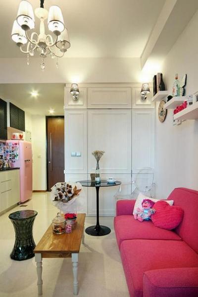 Trang trí nội thất thanh lịch của căn hộ 33 m2 4 Trang trí nội thất thanh lịch của căn hộ 33 m2 4