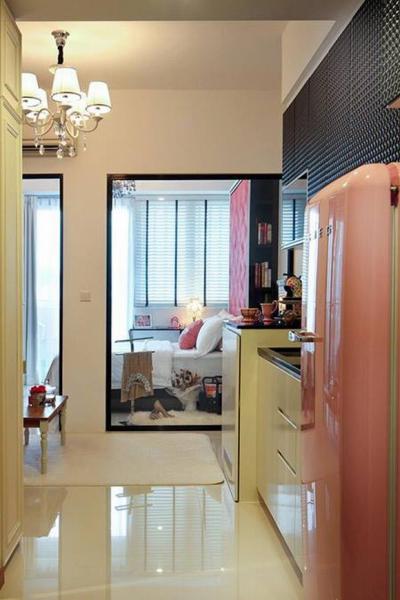 Trang trí nội thất thanh lịch của căn hộ 33 m2 9 Trang trí nội thất thanh lịch của căn hộ 33 m2 9