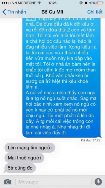 bà mẹ trẻ bức xúc sau sinh 4