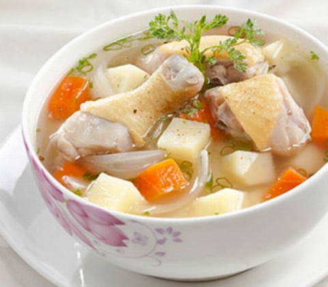 canh gà nấu khoai tây 0