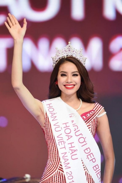 Tân Hoa hậu Hoàn vũ Việt Nam 2015 Phạm Hương 0