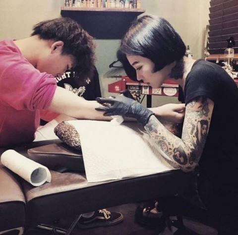 Vẻ xinh đẹp của ‘đệ nhất mỹ nhân’ xăm hình xứ Hàn