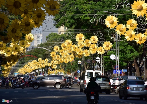 Sài Gòn lung linh trước thềm năm mới