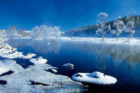 Băng tuyết phủ trắng các danh thắng ở Trung Quốc