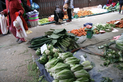 thuc pham, rau xanh tang gia nhung ngay giap tet - 1