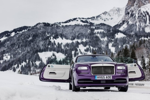 Rolls-Royce Wraith màu tím độc nhất thế giới