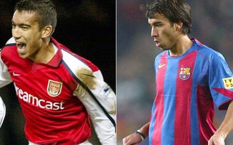 Các ngôi sao từng khoác áo cả Barcelona và Arsenal