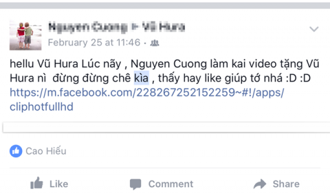 Ứng dụng lừa đảo, link độc hại lây lan trên Facebook ở VN