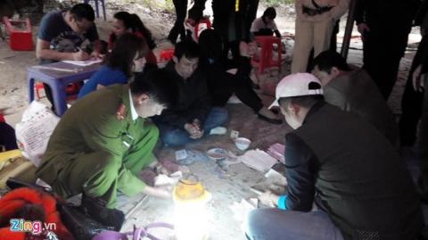 Tạm giữ 91 người trong vụ dùng tàu hỏa đột kích sới bạc