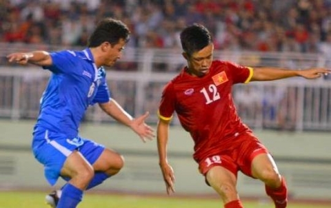Trần Phước Thọ từng ra sân trong đội hình U23 Việt Nam đá giao hữu với U23 Uzbekistan vào tháng 3/2015.