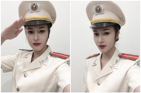 nu cong an khien cong dong mang san lung thong tin vi qua xinh dep - 7