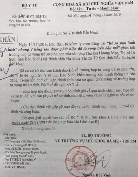 san phu bi cat tu cung, thai nhi tu vong: da co nguyen nhan thai nhi tu vong - 1