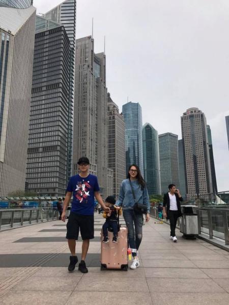 gia đình Ngọc Thạch đi du lịch Thượng Hải 2