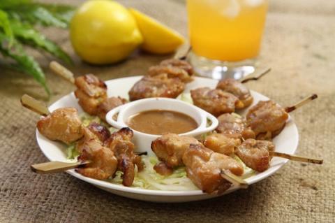 Cách làm gà xiên nướng kiểu Thái  0