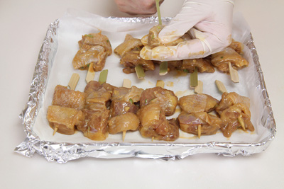 Cách làm gà xiên nướng kiểu Thái  5