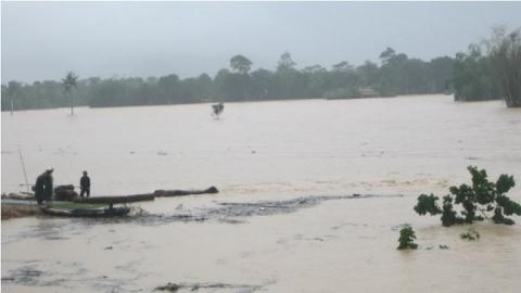 Trong 3-6 giờ tới, lũ trên các sông ở Quảng Ngãi và sông Lại Giang sẽ đạt đỉnh, sau đó xuống chậm. Ảnh minh họa.