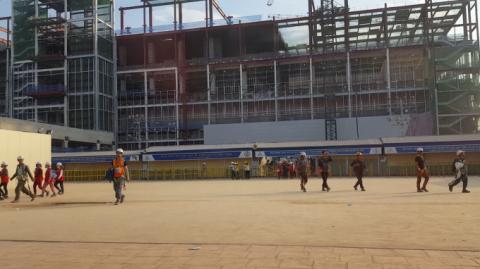 Tai nạn tại công trường nhà máy Samsung Bắc Ninh, nhiều công nhân nhập viện