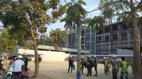 Tai nạn tại công trường nhà máy Samsung Bắc Ninh, nhiều công nhân nhập viện