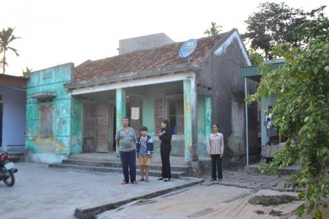 Ngôi nhà của đối tượng Nguyễn Minh Liên cách nhà Cường khoảng 5km. Ảnh: Đ.Tuỳ