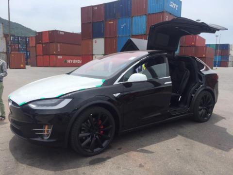 Oto dien Tesla Model X dau tien ve Viet Nam hinh anh 1