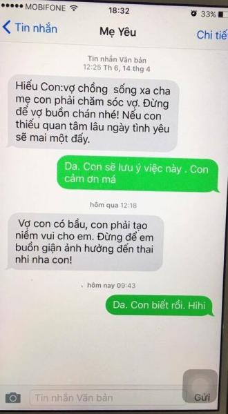Nàng dâu 9X kể về tin nhắn mẹ chồng dặn con trai chăm sóc vợ bầu vạn người xúc động - Ảnh 5. Nàng dâu 9X kể về tin nhắn mẹ chồng dặn con trai chăm sóc vợ bầu vạn người xúc động - Ảnh 5.
