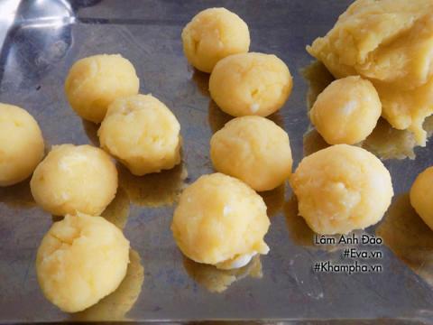 banh ran nhan sau rieng thom nuc mui, hang xom cung phai chay sang - 4