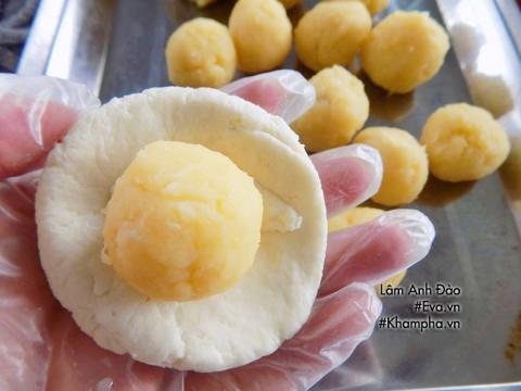 banh ran nhan sau rieng thom nuc mui, hang xom cung phai chay sang - 8