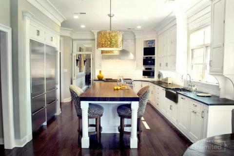 Bàn ăn dáng dài kết hợp chất liệu gạch đá, kỉ nguyên mới cho những nhà bếp theo phong cách hiện đại - Ảnh 12.