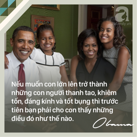 7 quy tắc vàng nuôi dạy con khiến cựu Tổng thống Mỹ Barack Obama trở thành ông bố trên cả tuyệt vời - Ảnh 4.