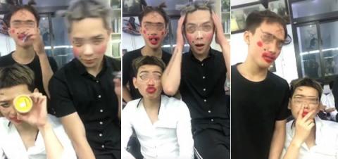 bi-phat-cau-like-chu-clip-lay-nuoc-rua-chan-pha-tra-da-van-say-me-lam-tro-tren-mang-2