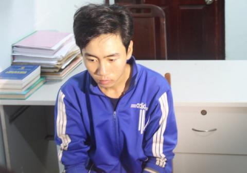 Đối tượng Phạm Văn Lên tại cơ quan điều tra.