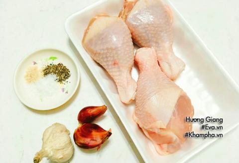 dui ga nuong tieu den de lam lai hap dan - 1