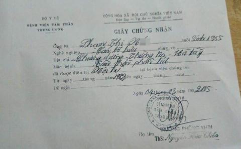 vu ba gia trom do trong shop quan ao: bi tam than phan liet nen duoc ban giao ve cho gia dinh chua benh - 1