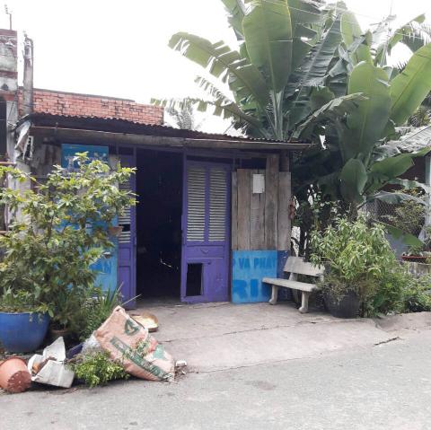 Nhà nạn nhân cửa màu tím