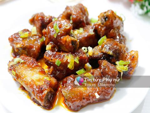 bat mi 2 cach lam suon xao chua ngot dung chuan mau dep, thit mem ton com vo cung - 7