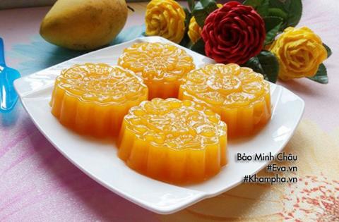 cach lam banh trung thu thach rau cau xoai tuoi don gian bat mat - 7