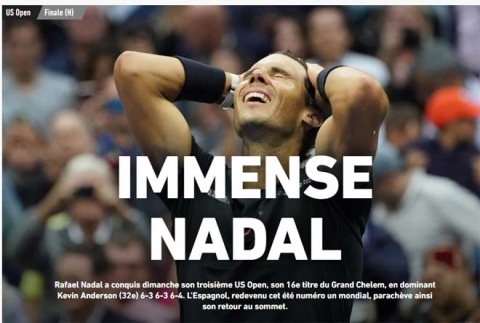 Báo chí thế giới: “Quái vật” Nadal, một năm kinh ngạc - 1
