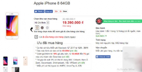 iPhone 8 ở Việt Nam giảm giá mạnh, tụt mốc 20 triệu đồng - 3