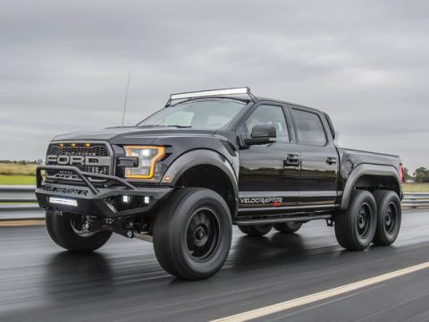 Bán tải Ford F-150 Raptor phiên bản 6 bánh hầm hố - 1